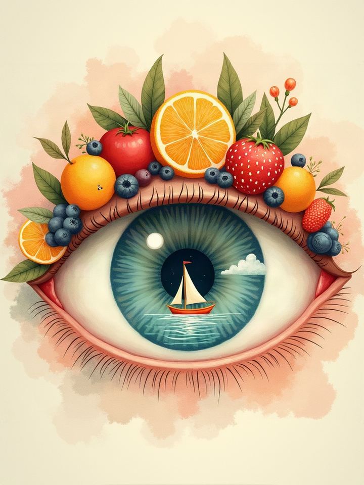 Carte illustrée de l’escale « Les Yeux »